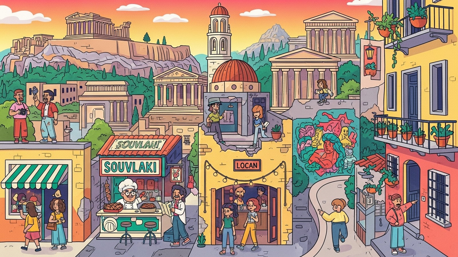 Athens Food Walk: Tavernas, Markets & Mezze