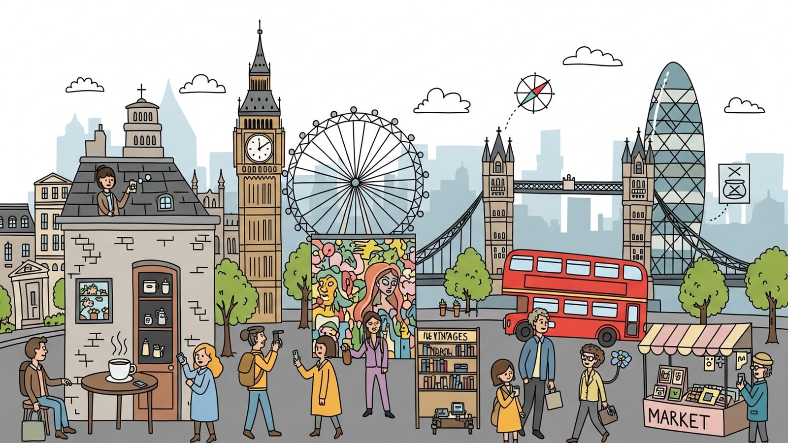 London Market Walk: Borough to Broadway