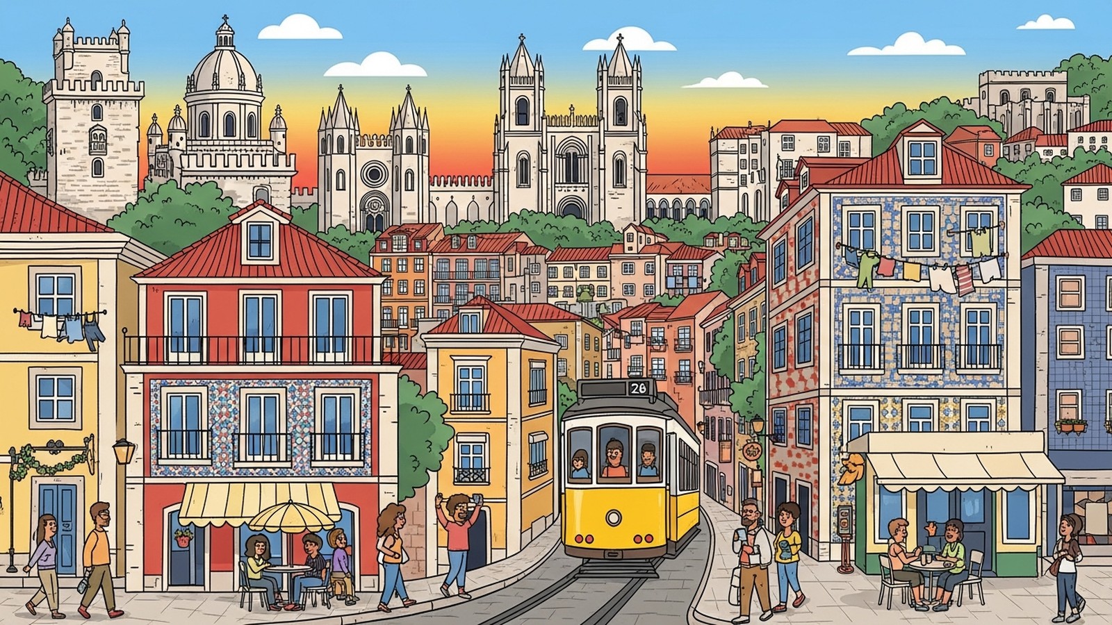 Tram 28 Walking Route: Lisbon's Iconic Journey