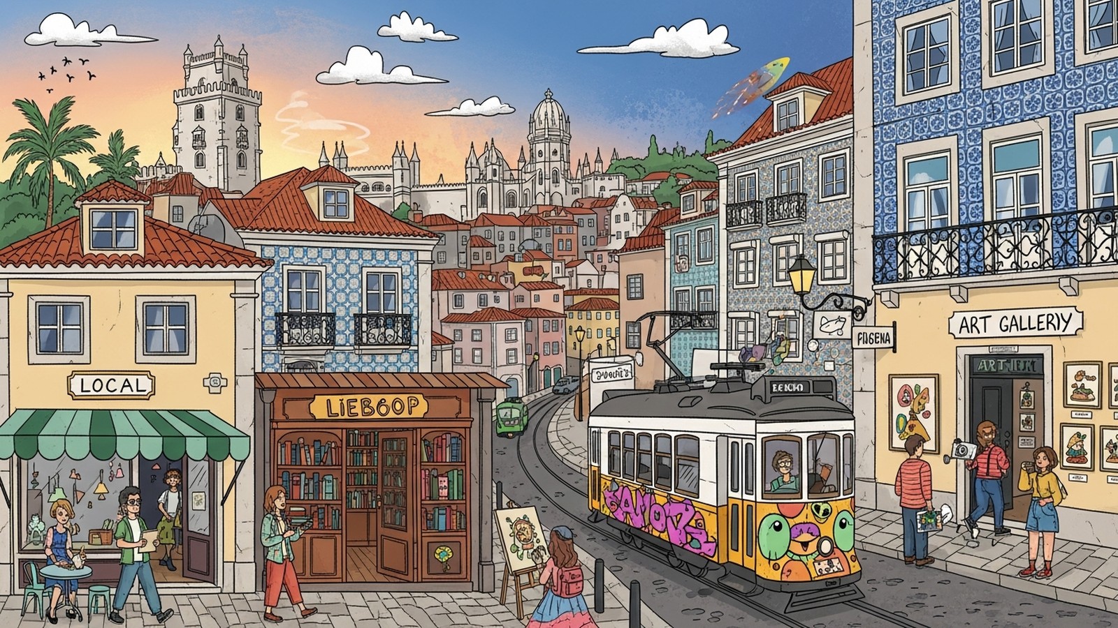 Lisbon Street Art Walk: Murals & Graffiti