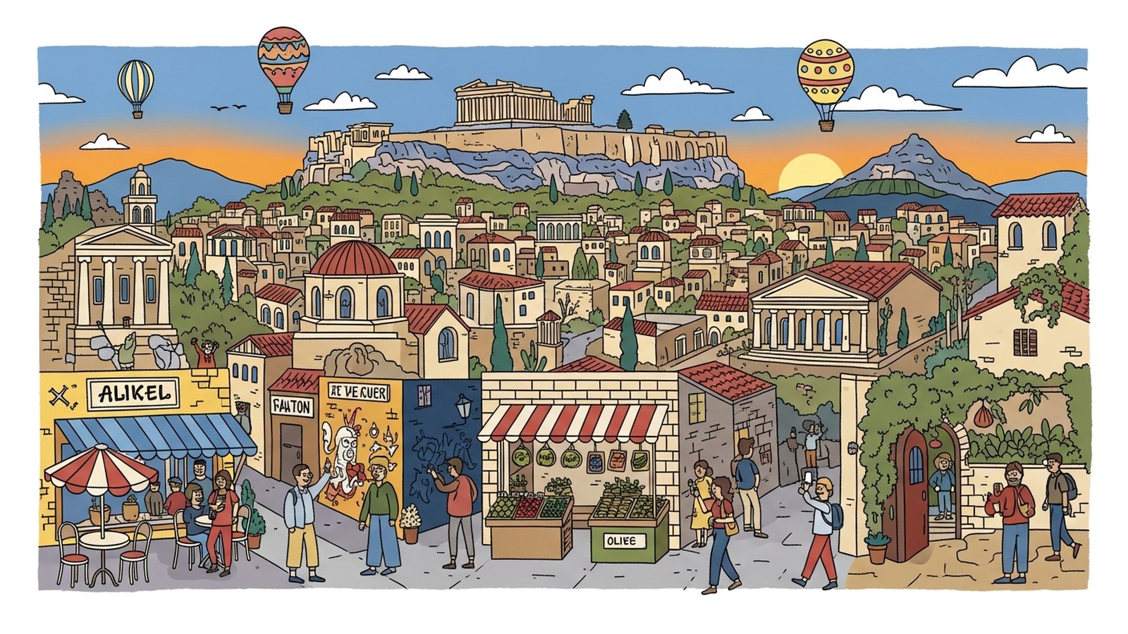 Plaka & Anafiotika: Village in the City Walk